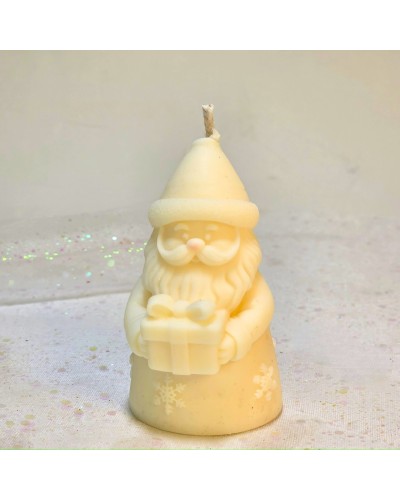 Lumânare parfumată de Crăciun – model Moș Crăciun