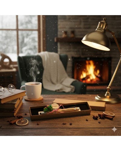 Pix din bambus personalizat, ambalat în cutie | Cadou elegant Telier