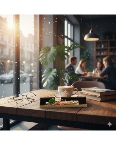 Pix din bambus personalizat, ambalat în cutie | Cadou elegant Telier