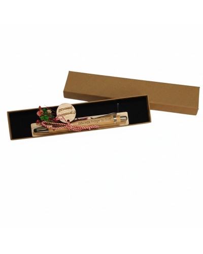 Pix din bambus personalizat, ambalat în cutie | Cadou elegant Telier