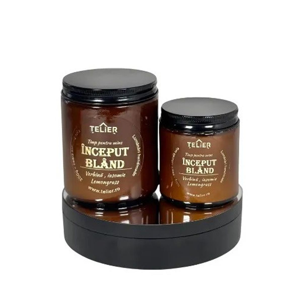 Lumânare parfumată din ceară de soia Verbina, Lime și Iasomie „ÎNCEPUT BLÂND” | Aromaterapie și relaxare - imagine 3